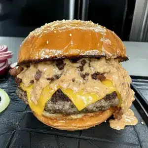 Smash Burgers with Baconnaise Sauce