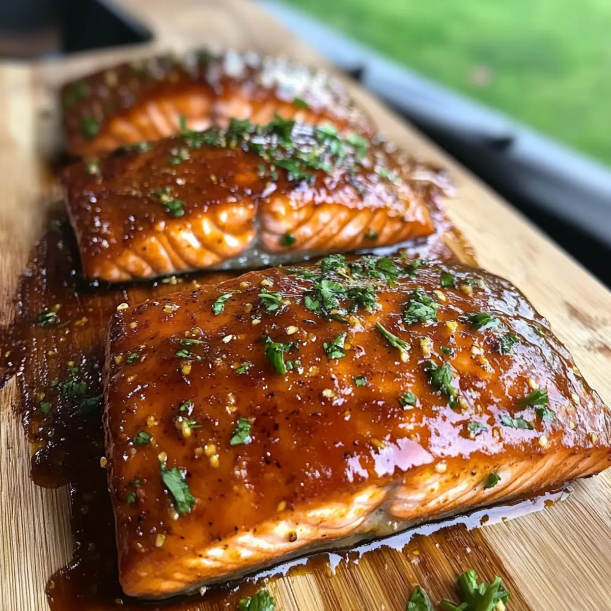 Chili Garlic Smoked Salmon
