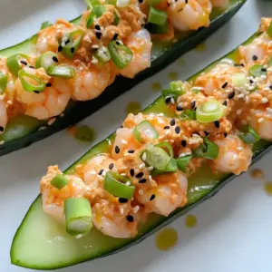 Shrimp Sushi Cucumber Boats with Oregon Bay Shrimp