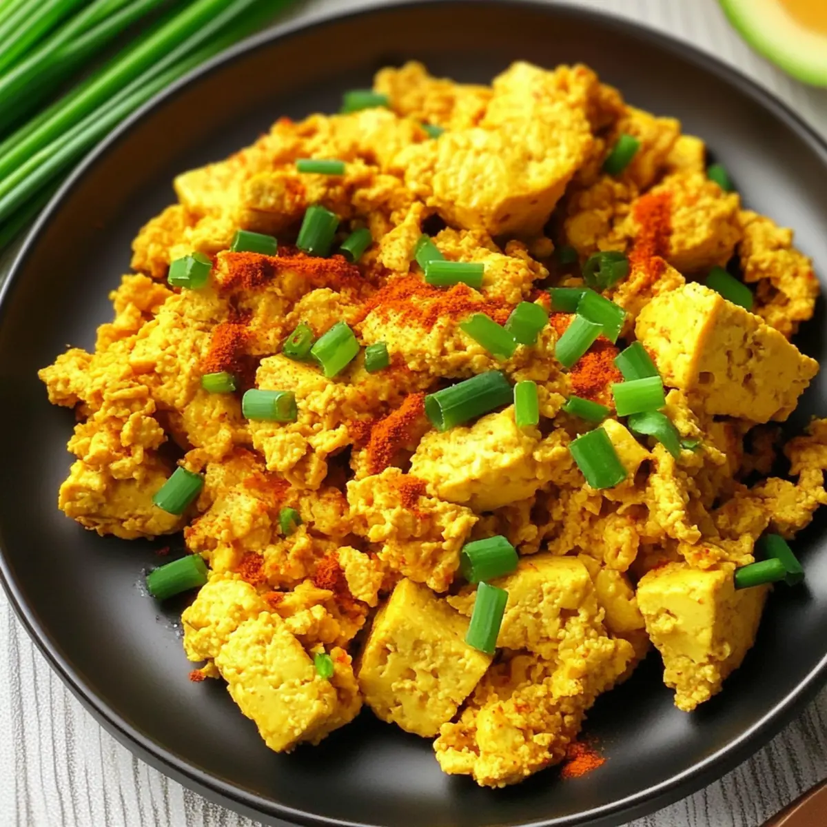 Super Eggy Vegan Tofu Scramble
