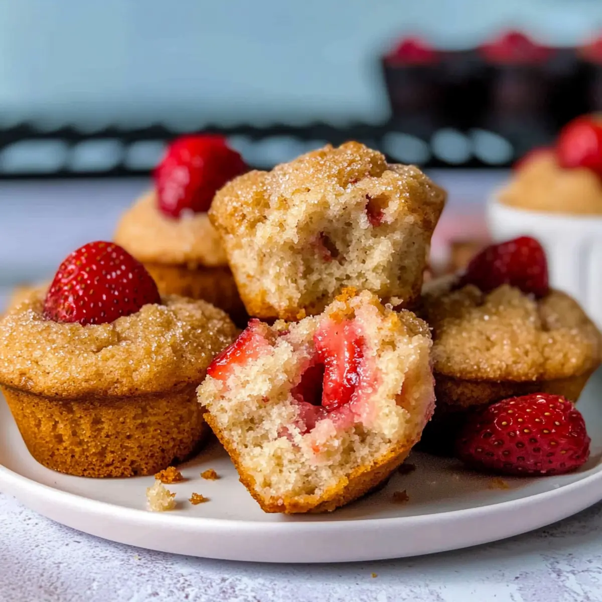 Vegan Strawberry Muffins