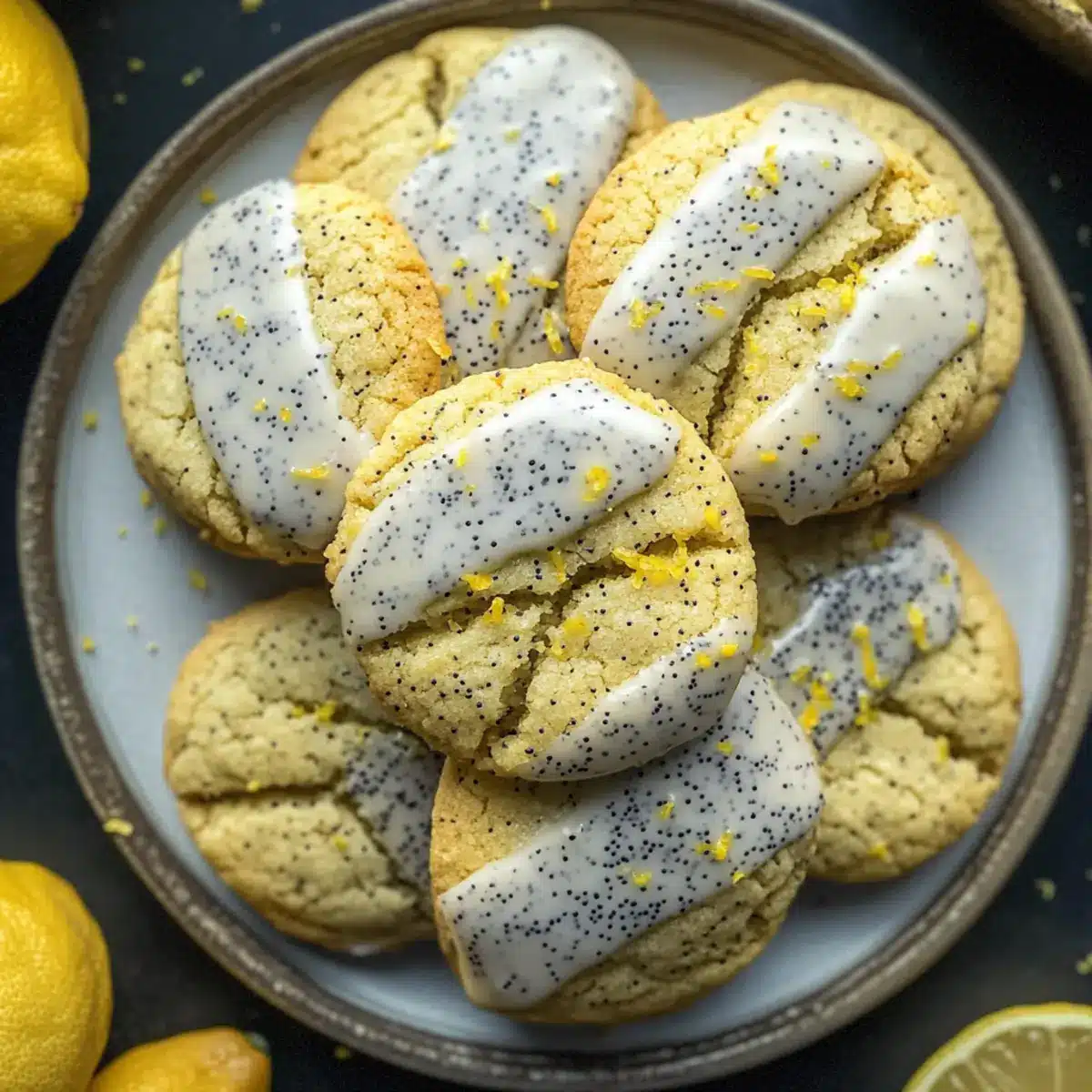 Vegan Lemon Poppy Seed Cookies