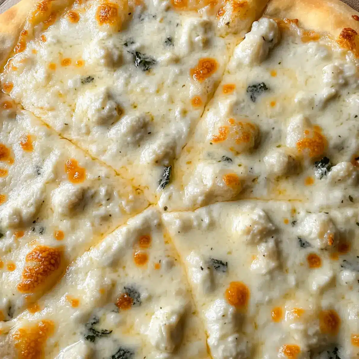 Creamy White Garlic Pizza Sauce