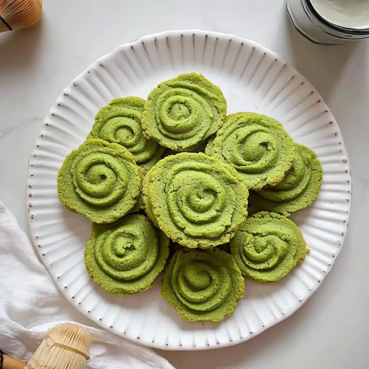 Matcha Butter Cookies