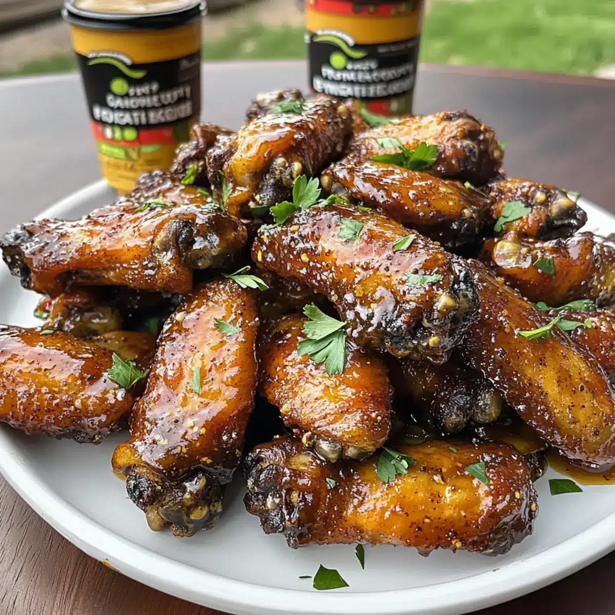 Smoked Hot Honey Chicken Wings