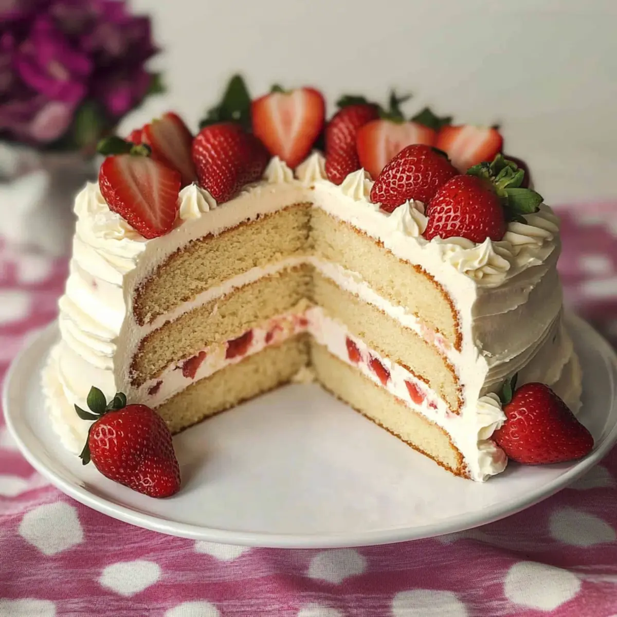 Vegan Vanilla Cake