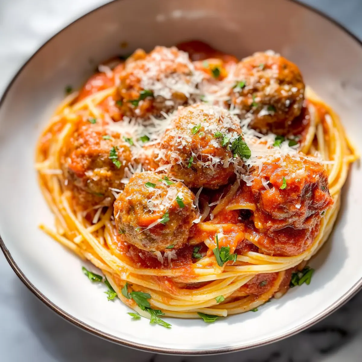 Spaghetti and Meatballs