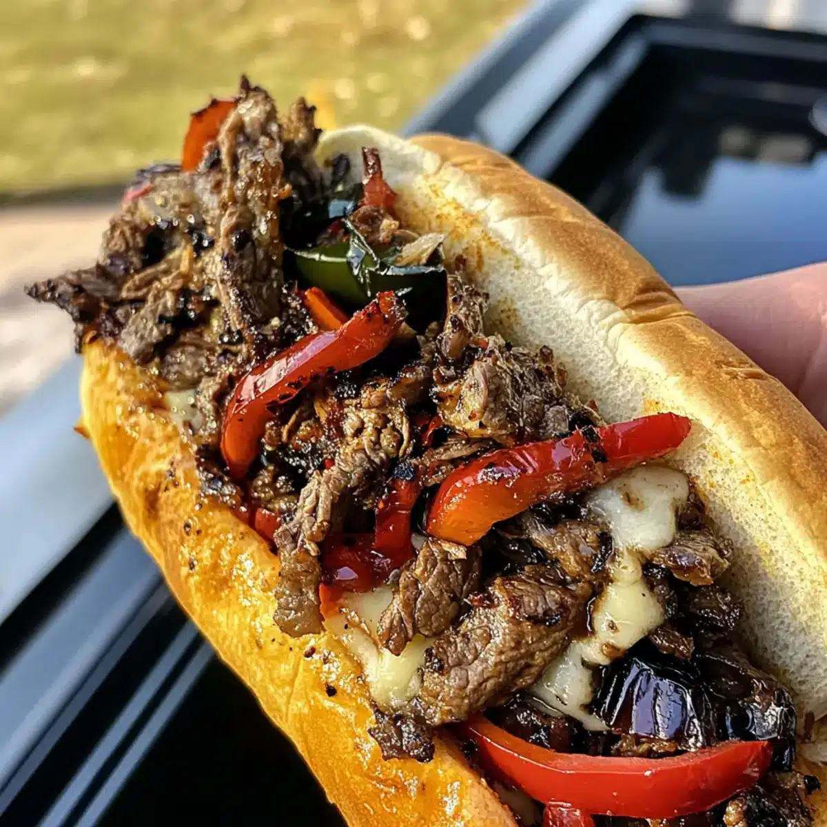 Griddled Cheesesteak