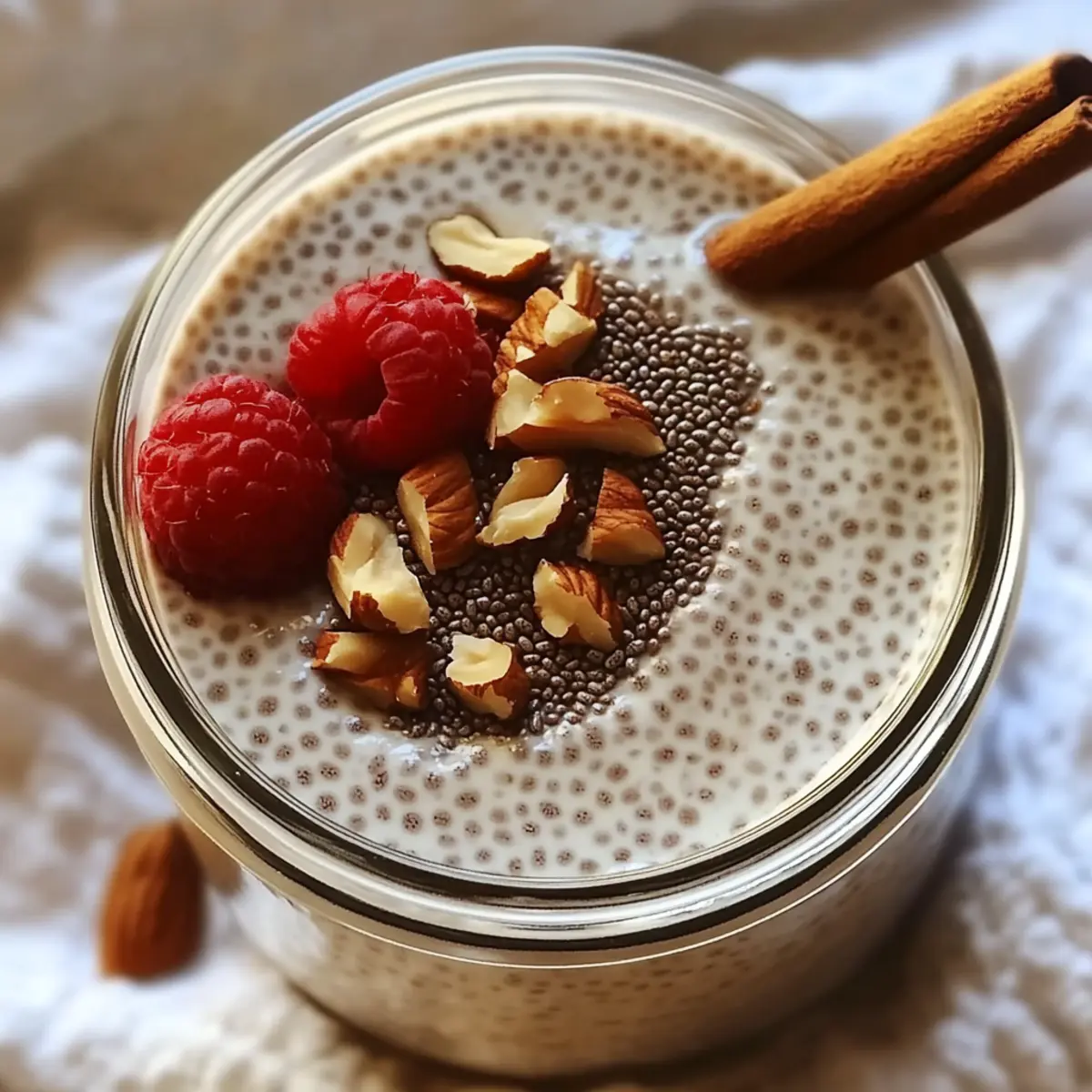 Vanilla Chia Pudding with Cinnamon