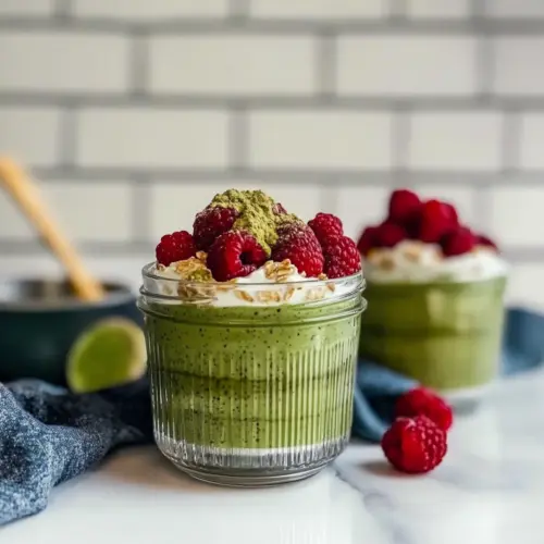 Energizing Matcha Overnight Oats