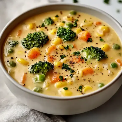 Veggie Pot Pie Soup