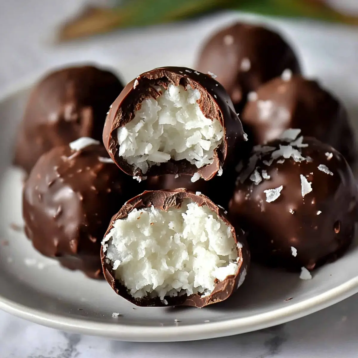Chocolate Coconut Balls