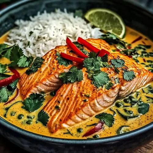 Coconut-Miso Salmon Curry
