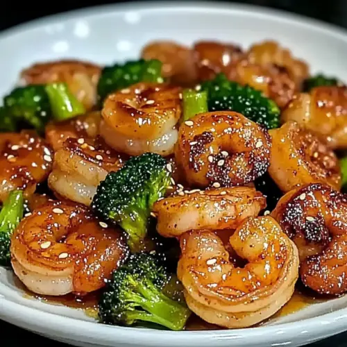 High-Protein Honey Garlic Shrimp