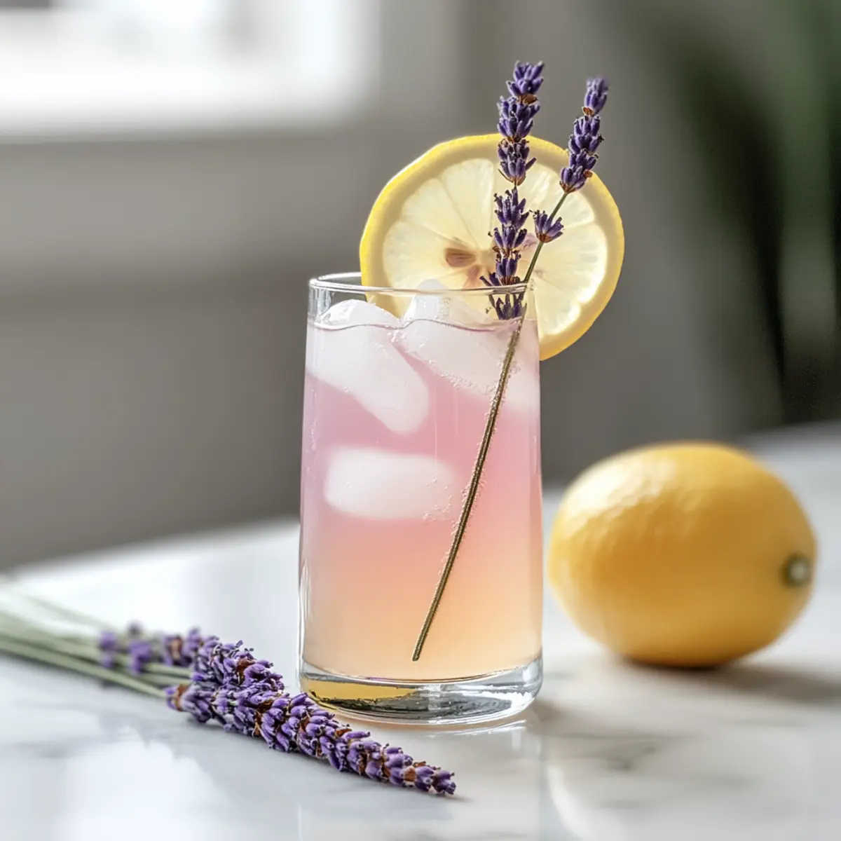 Lemon and Lavender Mocktail