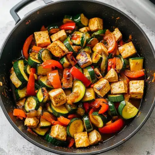 Zucchini Stir Fry With Tofu