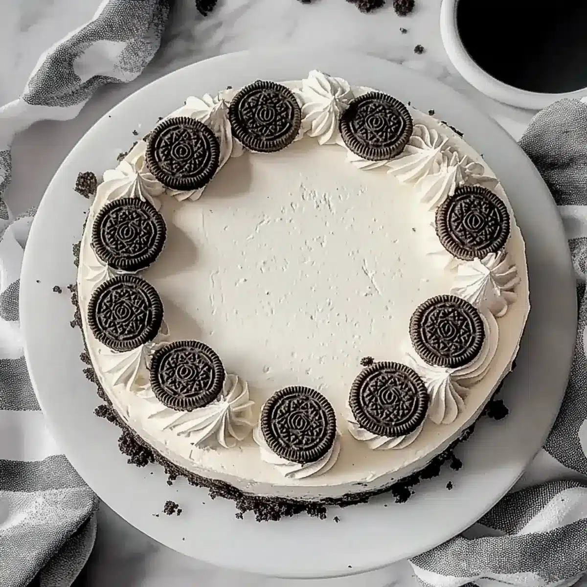 No-Bake Oreo Cheesecake