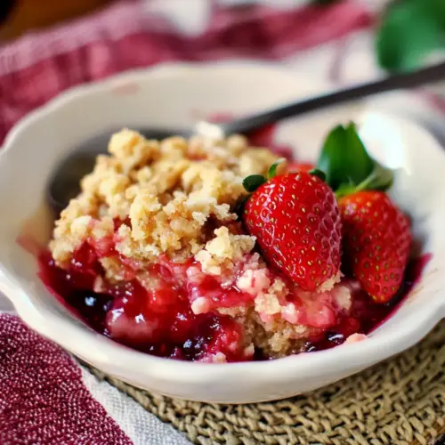 Strawberry Cobbler
