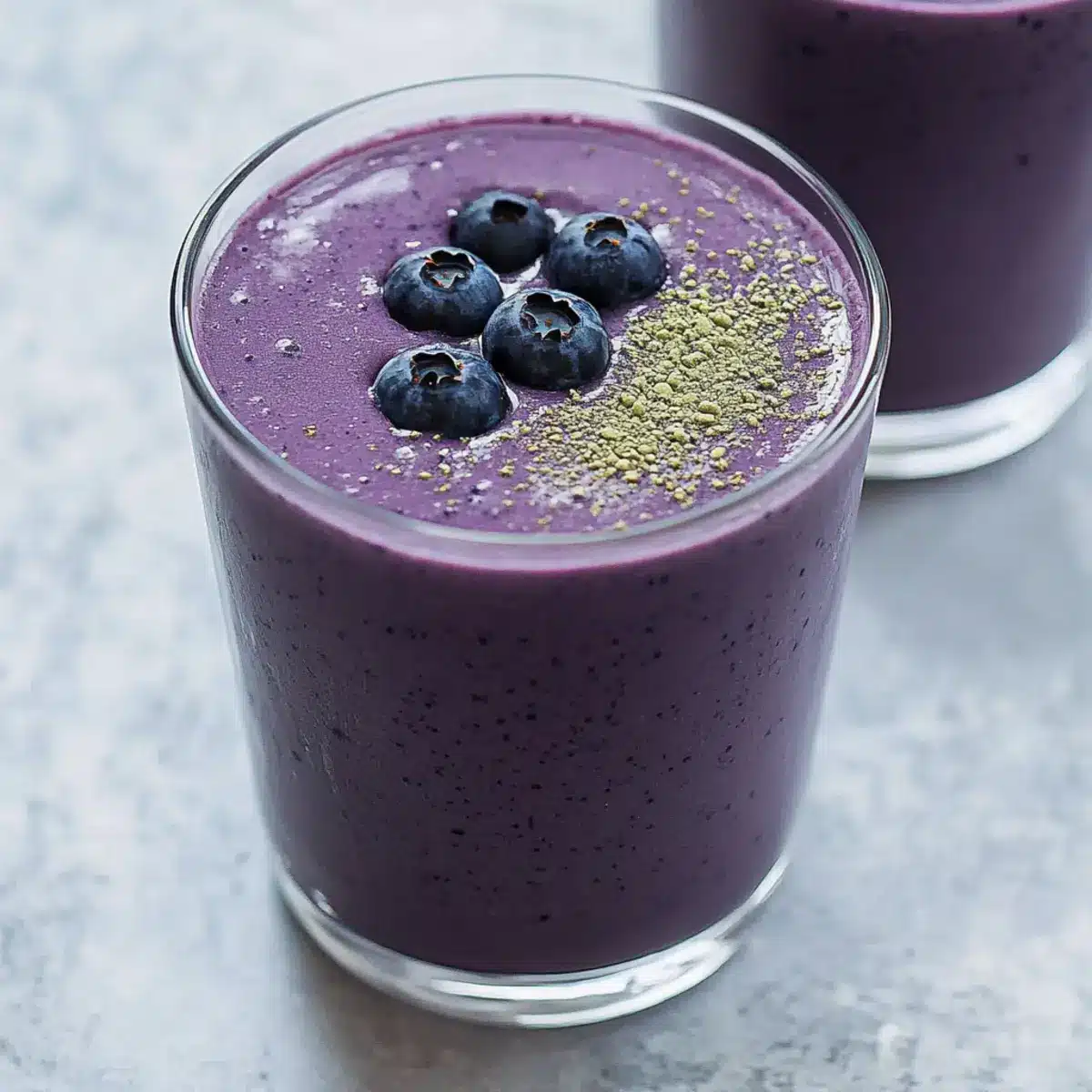 Blueberry Matcha Smoothie