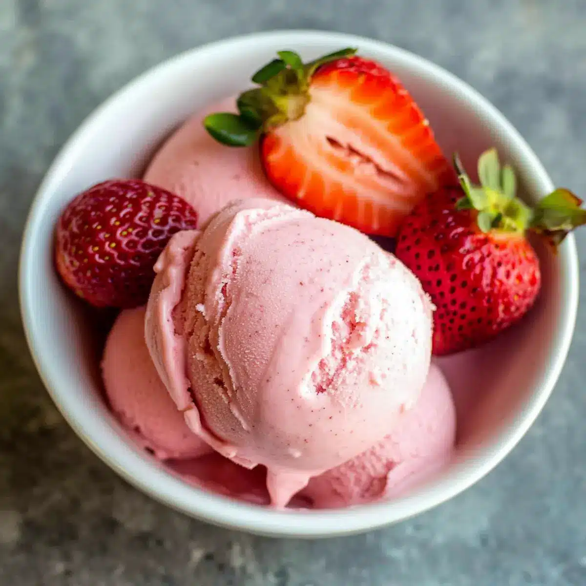 Ninja Creami Strawberry Frozen Yogurt