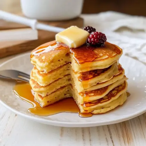 Perfect Fluffy Pancakes from Scratch