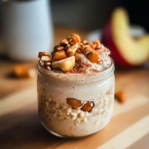 Cinnamon Roll Overnight Oats