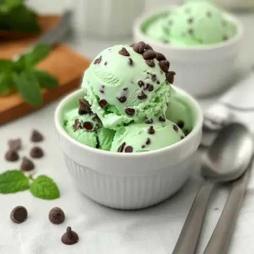 Ninja Creami Mint Chocolate Chip Ice Cream