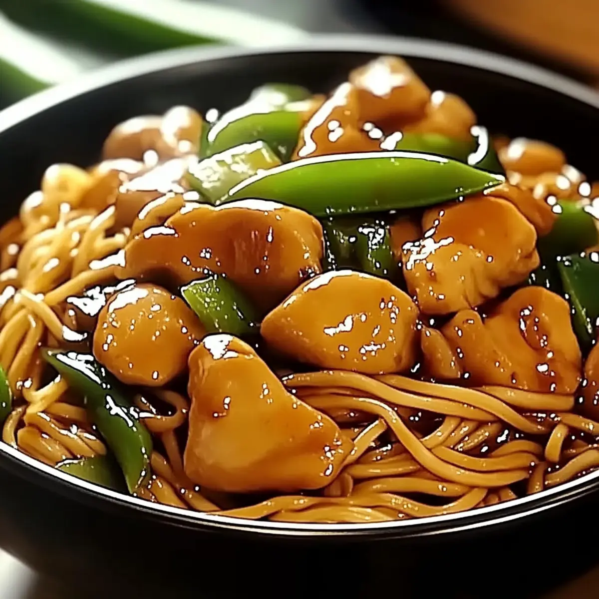 Garlic Chicken Lo Mein