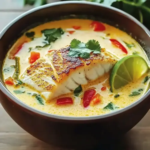 Coconut Lime Fish Soup