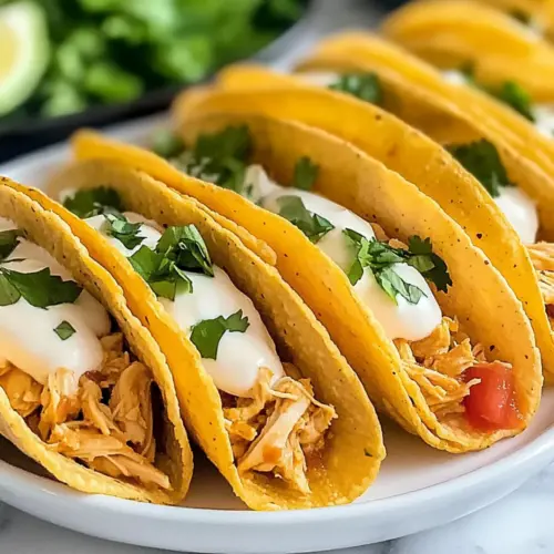 30 Minute Mini Baked Chicken Tacos