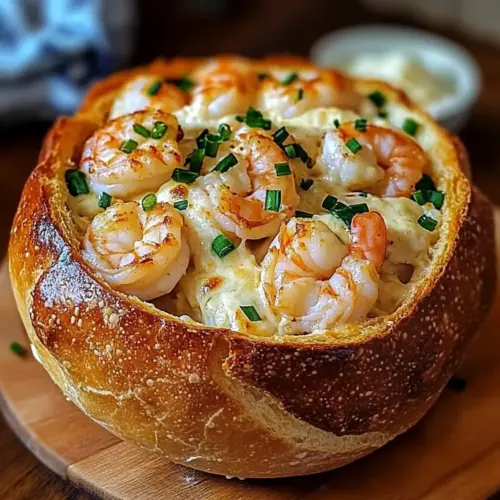 Stuffed Seafood Bread Bowl