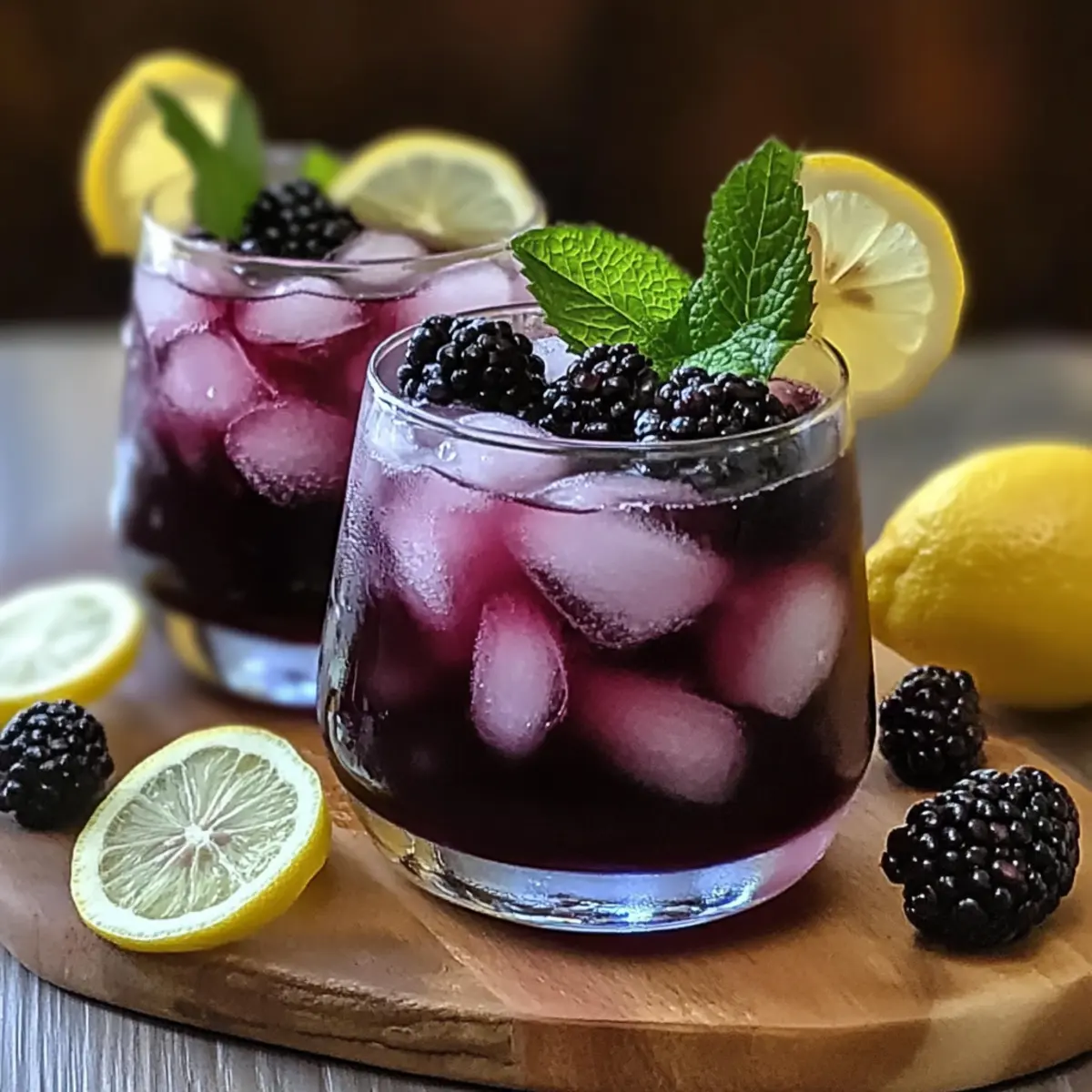 Blackberry Lemon Mocktail