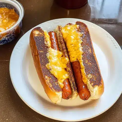 Air Fryer Grilled Cheese Hot Dogs