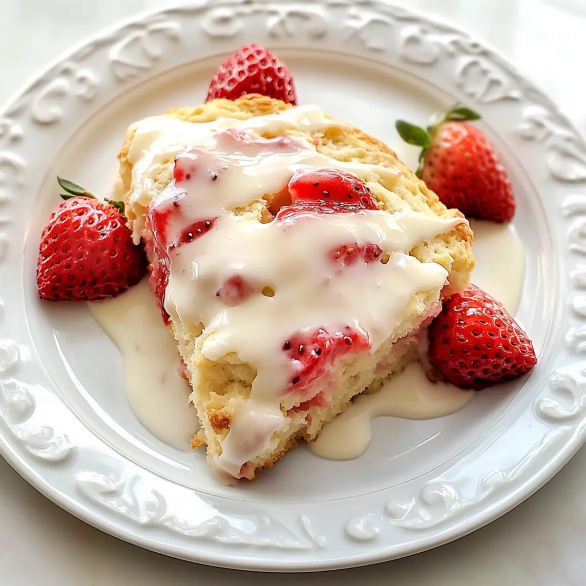 Strawberries and Cream Scones
