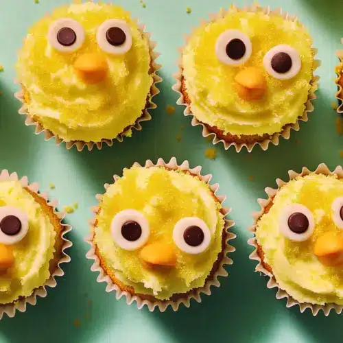 Easter Chick Cupcakes