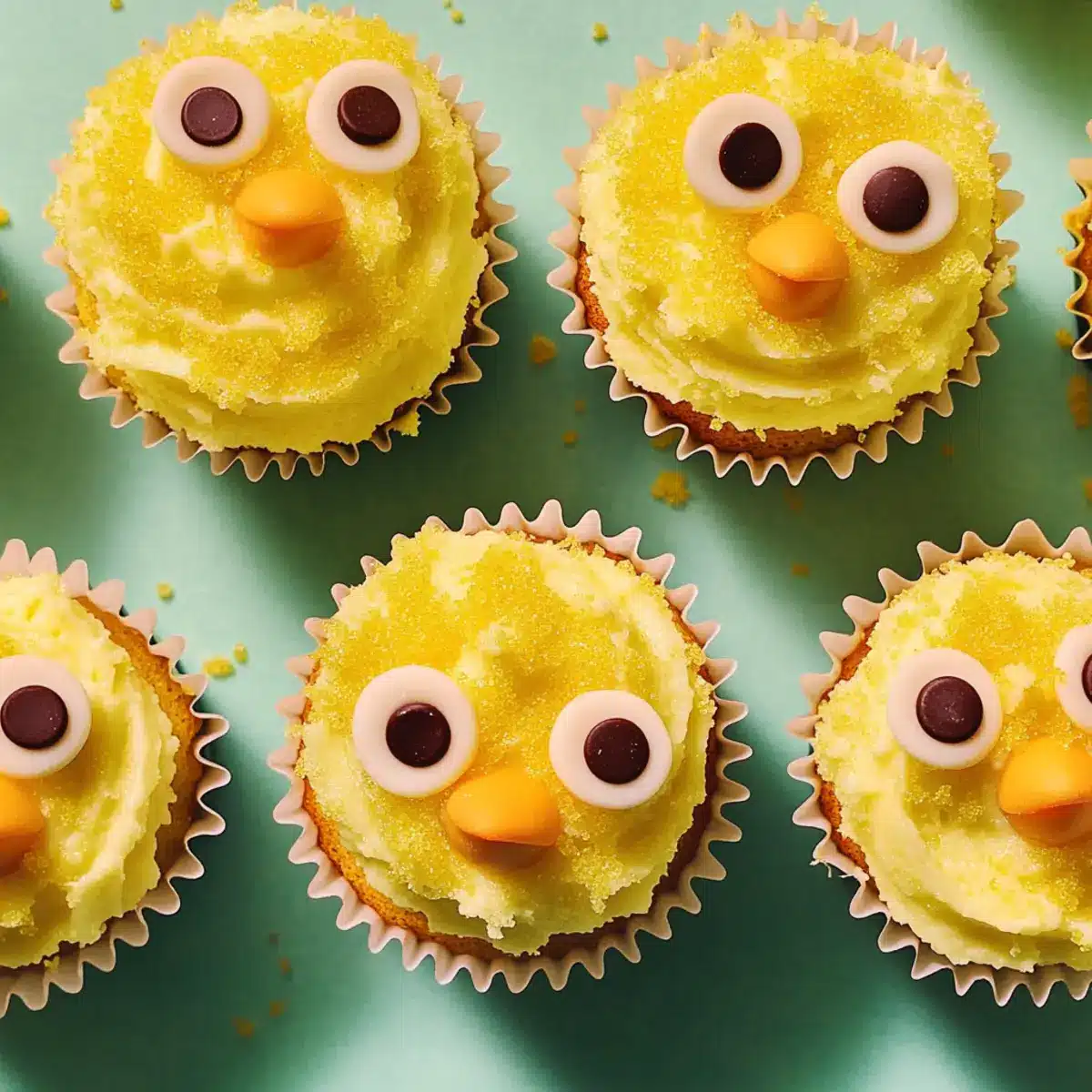 Easter Chick Cupcakes