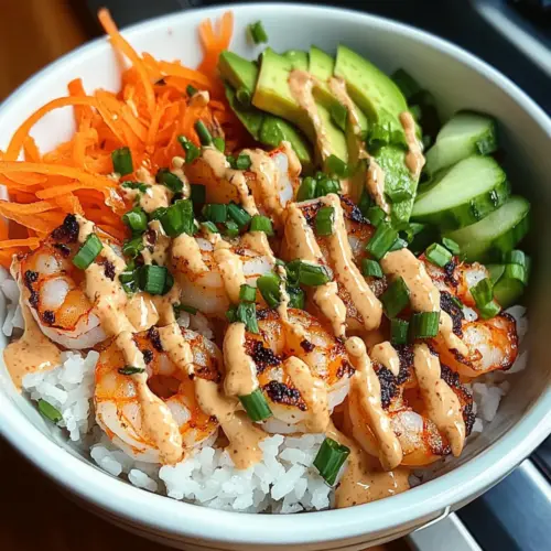 Shrimp Rice Bowls with Spicy Mayo
