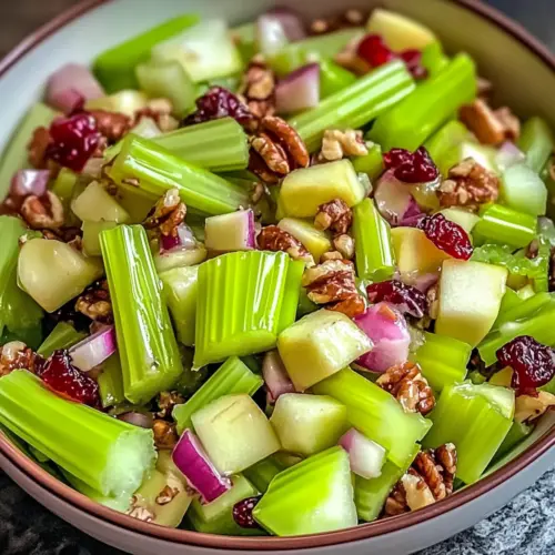 Crunchy Celery and Walnut Salad