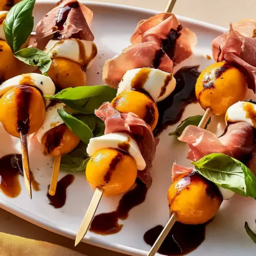 Melon Prosciutto Skewers