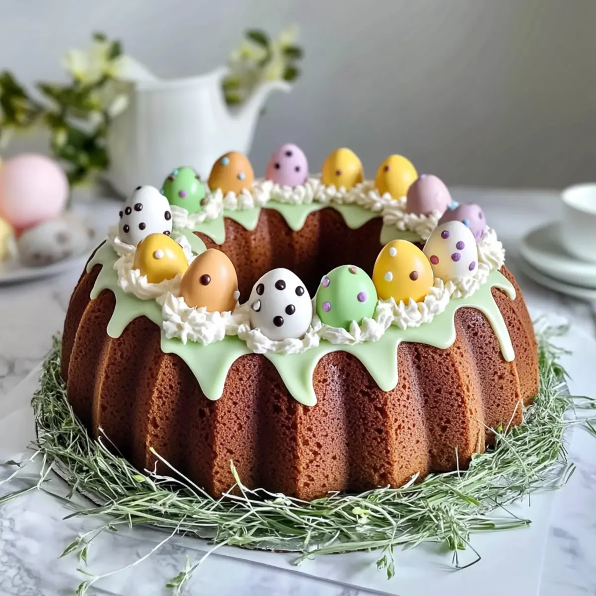 Easter Basket Bundt Cake