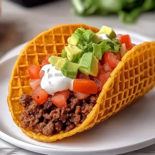 Tasty Chaffle Taco Shells