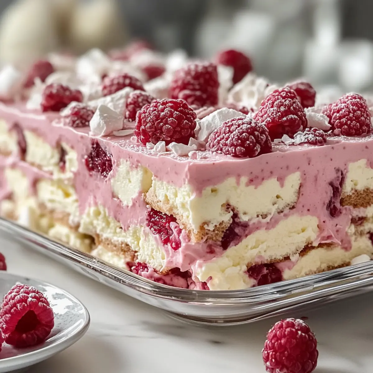 White Chocolate Raspberry Tiramisu