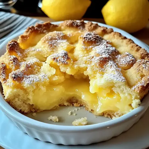 Magic Lemon Cobbler