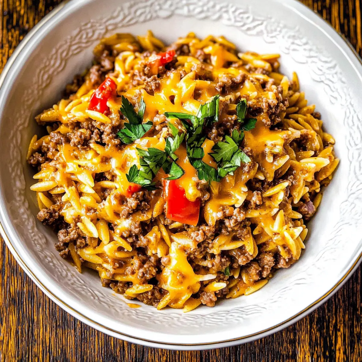 Cajun Dirty Orzo