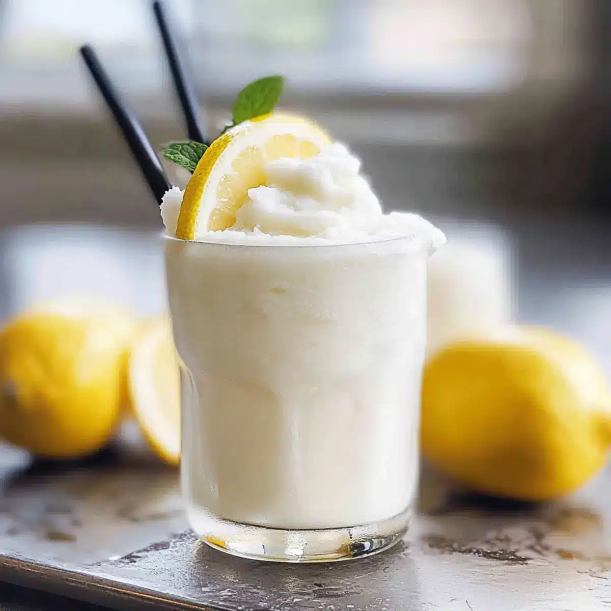 Frozen Coconut Lemonade