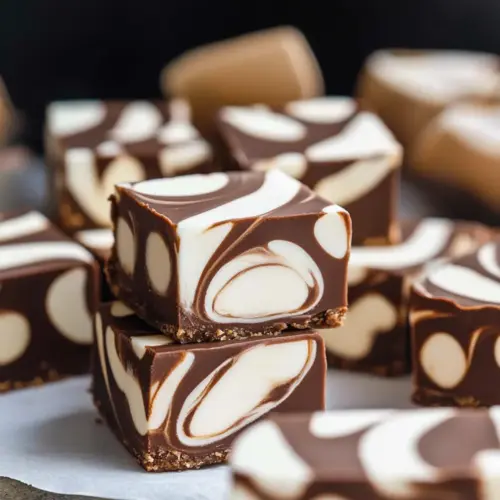 Marshmallow Swirl Fudge