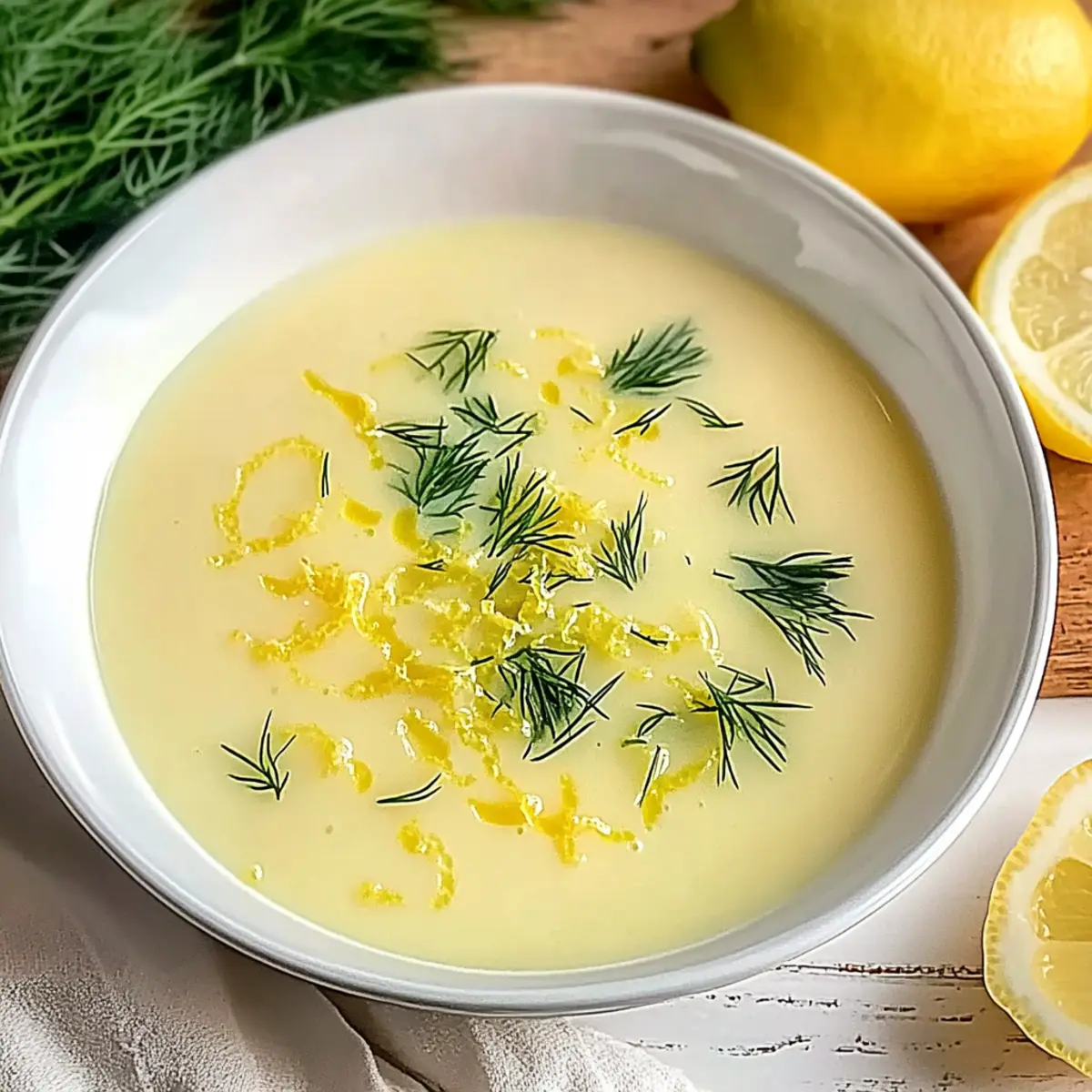 Greek Egg and Lemon Soup