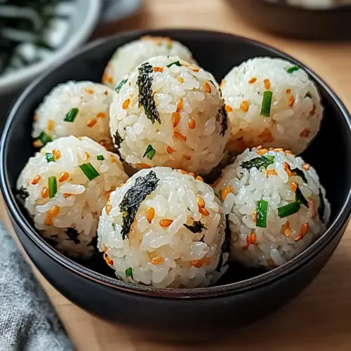 Korean Rice Balls Jumeokbap