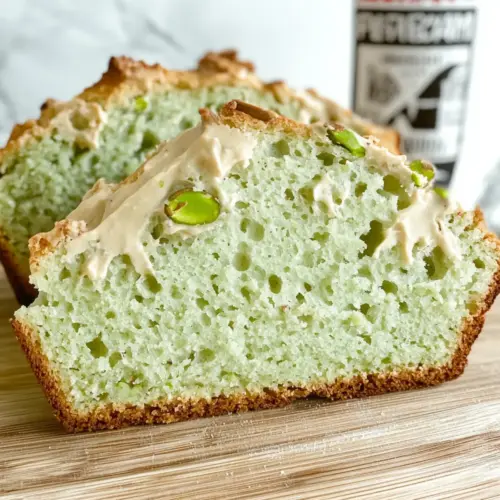 Pistachio Pudding Bread