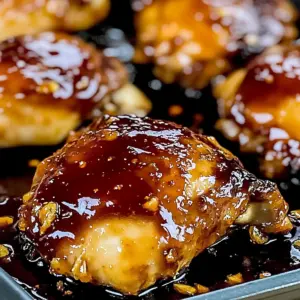 Sticky, Gooey, Sweet & Savory Apricot Chicken